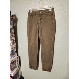 Size 3 basic wear wax jean green